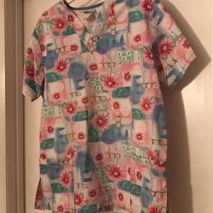 Woman’s scrub uniform top